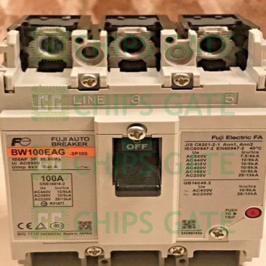 1PCS New FUJI BW100EAG 3P 75A Circuit breaker Fast ship with warranty