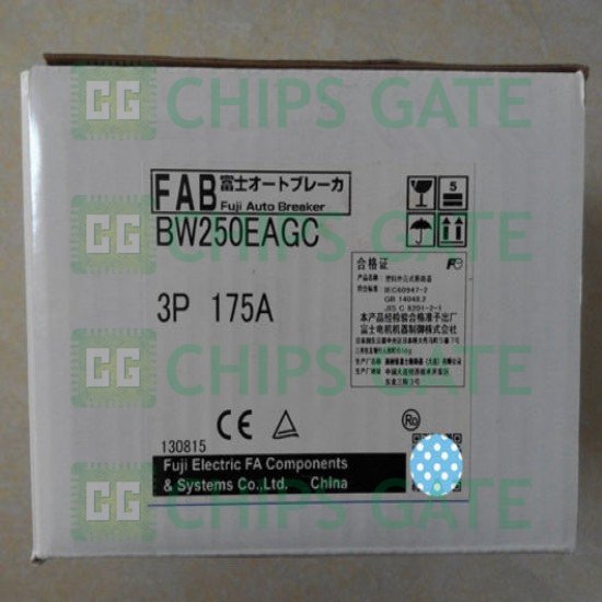 1PCS NEW FUJI Circuit Breaker BW250EAGC 3P 225A Fast ship with warranty