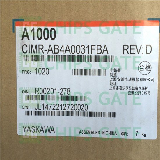 1PCS New Yaskawa Inverter CIMR-AB4A0031FBA ( CIMRAB4A0031FBA )