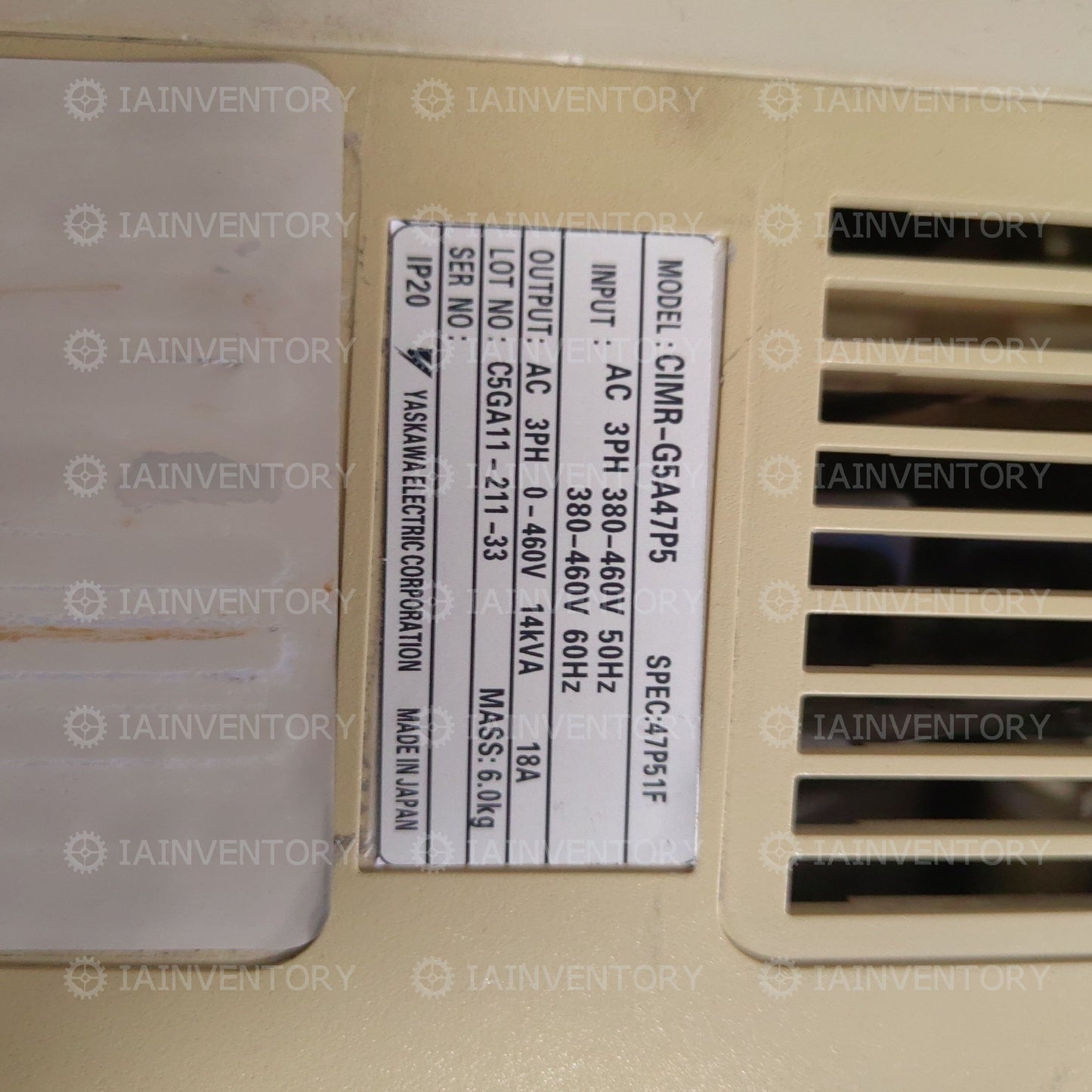 1PCS Brand New In Box Yaskawa 616G5 7.5KW 380V CIMR-G5A47P5
