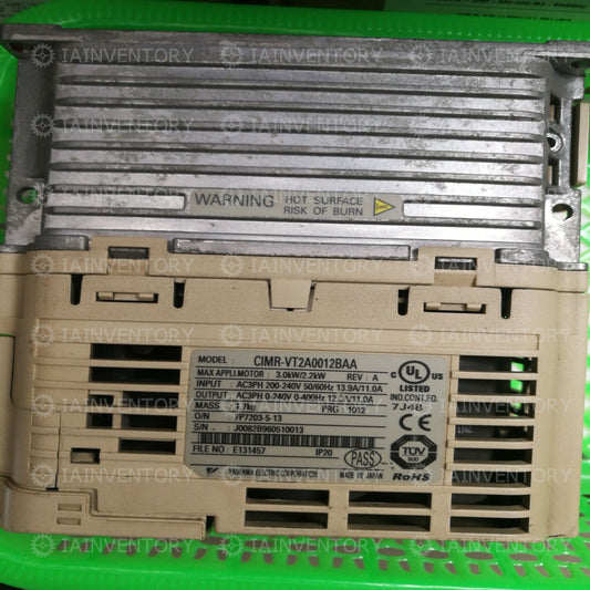Yaskawa inverter CIMR-VT2A0012BAA 2.2KW 200-240V