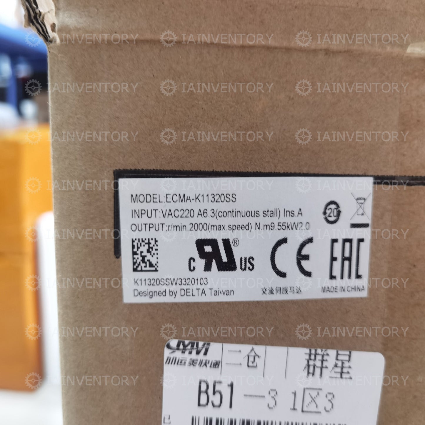 Delta Servo Motor ECMA-K11320SS ( ECMAK11320SS )