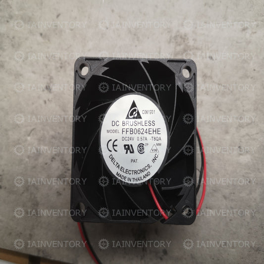 For Delta FFB0624EHE 60*60*38MM 2-Pin DC 24V 0.57A 8000RPM Inverter Cooling Fan