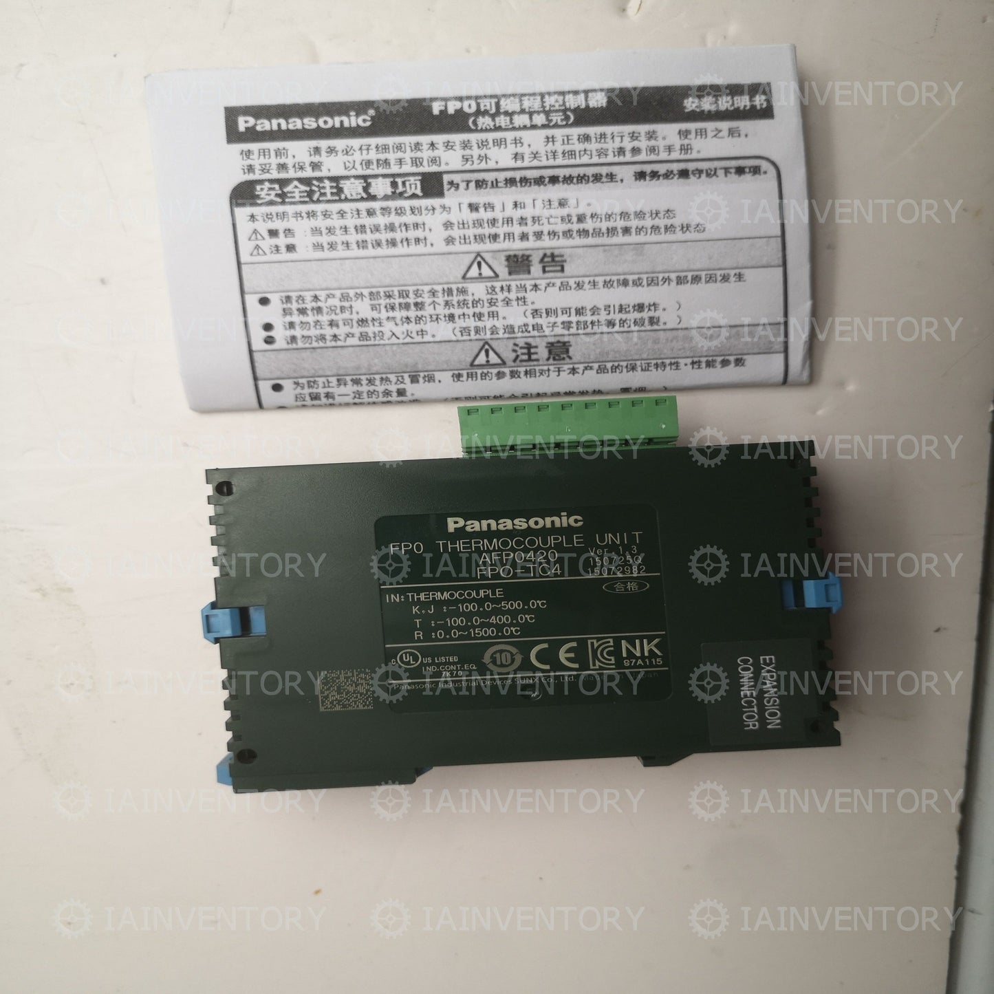 Panasonic/Nais Thermocouple Unit FP0-TC4 FPO-TC4 AFP0420