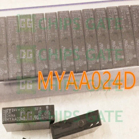 3PCS Fujitsu FTR-MYAA024D MYAA024D Electromechanical Relay 24VDC 5.24KOhm 5A