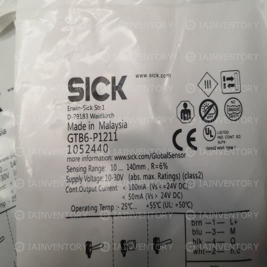 SICK Photoelectric Sensor GTB6-P1211