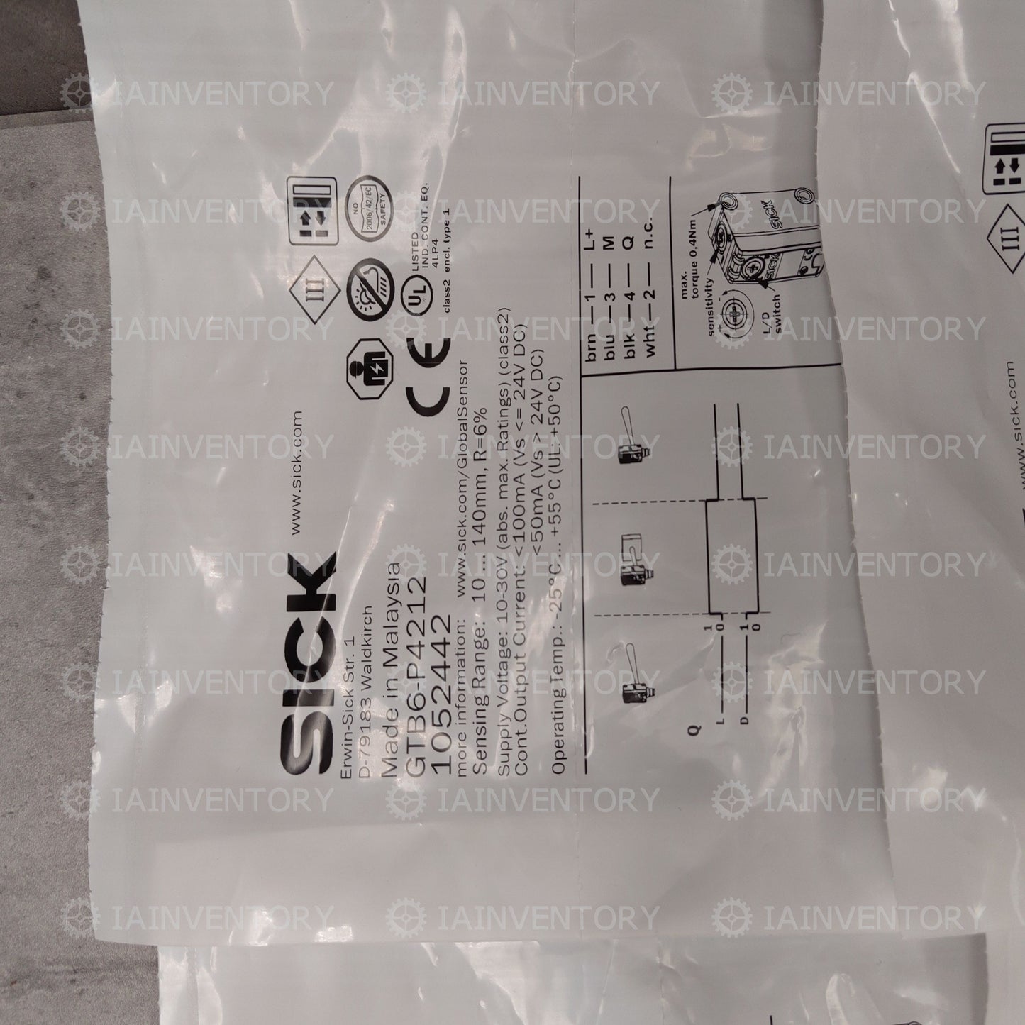SICK GTB6-P4212 1052442