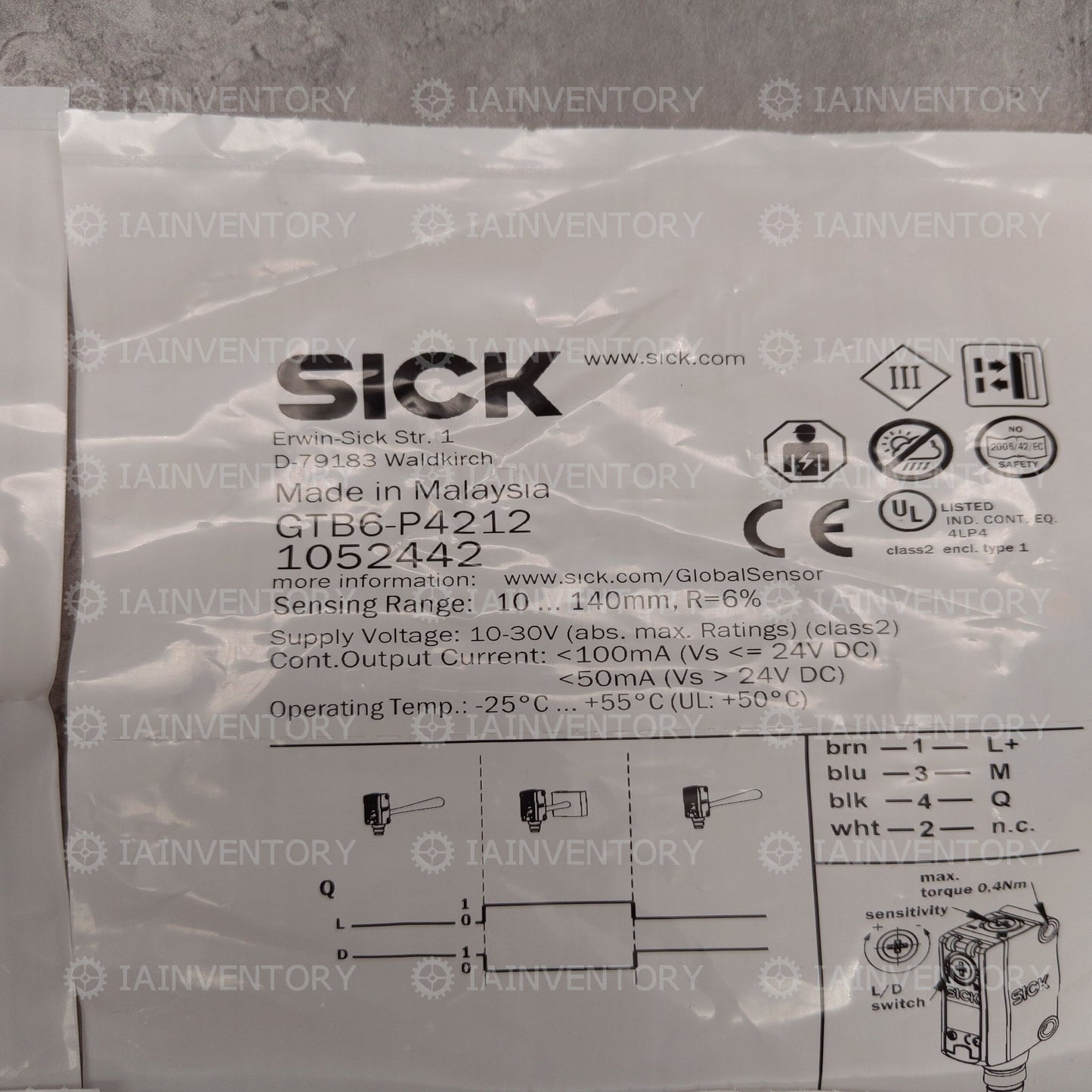 SICK GTB6-P4212 1052442