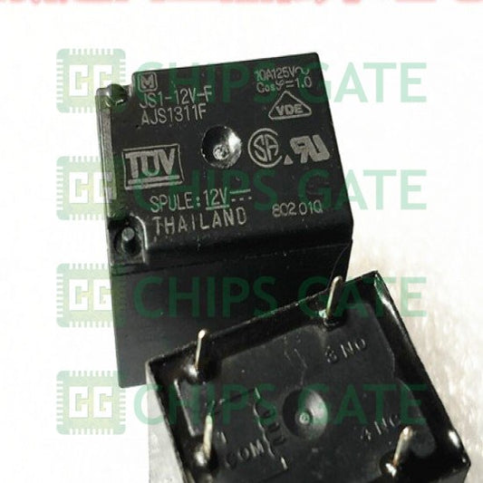 3PCS Panasonic JS1-12V-F JS1-12V POWER RELAY 10A 12VDC 5 Pins
