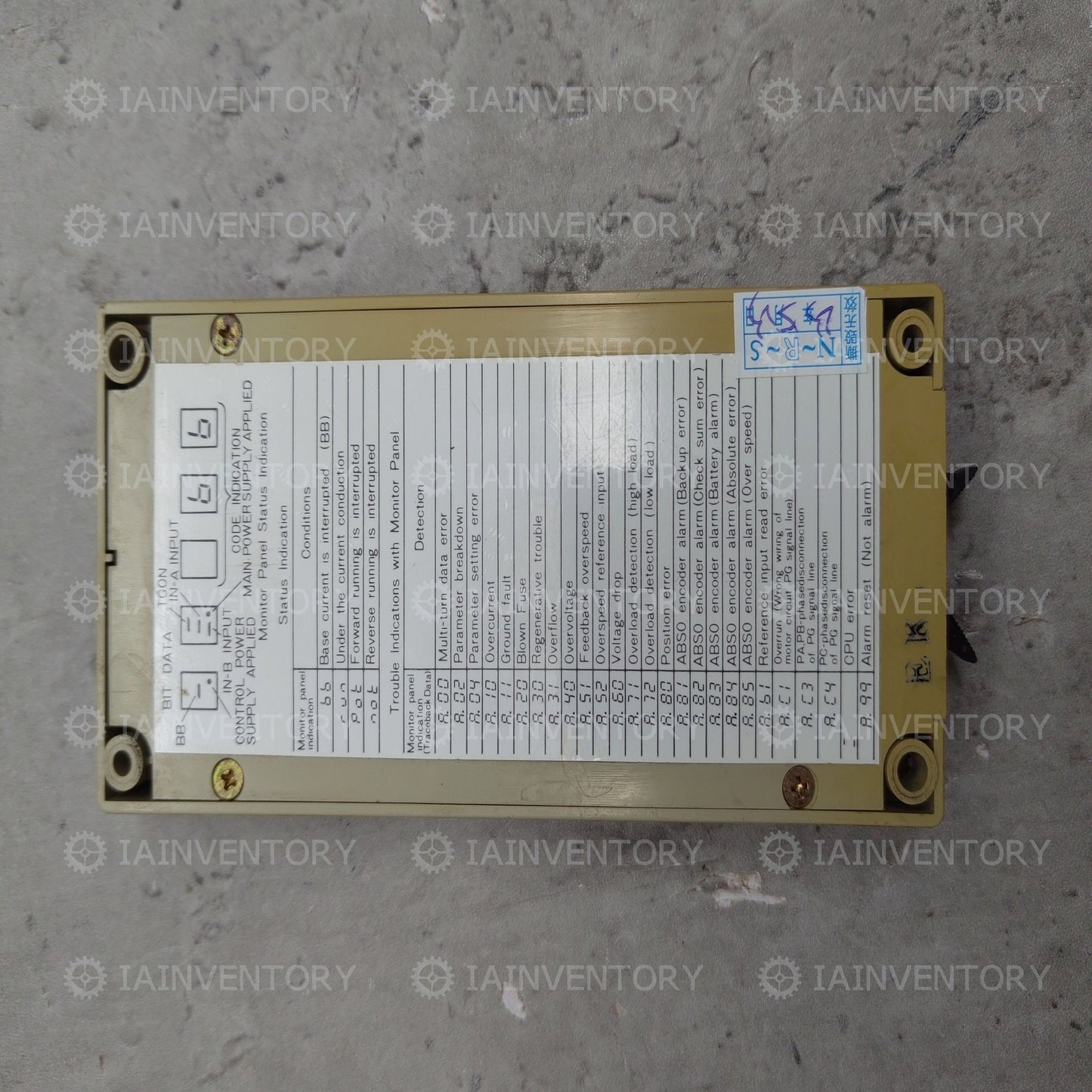 Yaskawa Servo Operation Panel JUSP-OP02A