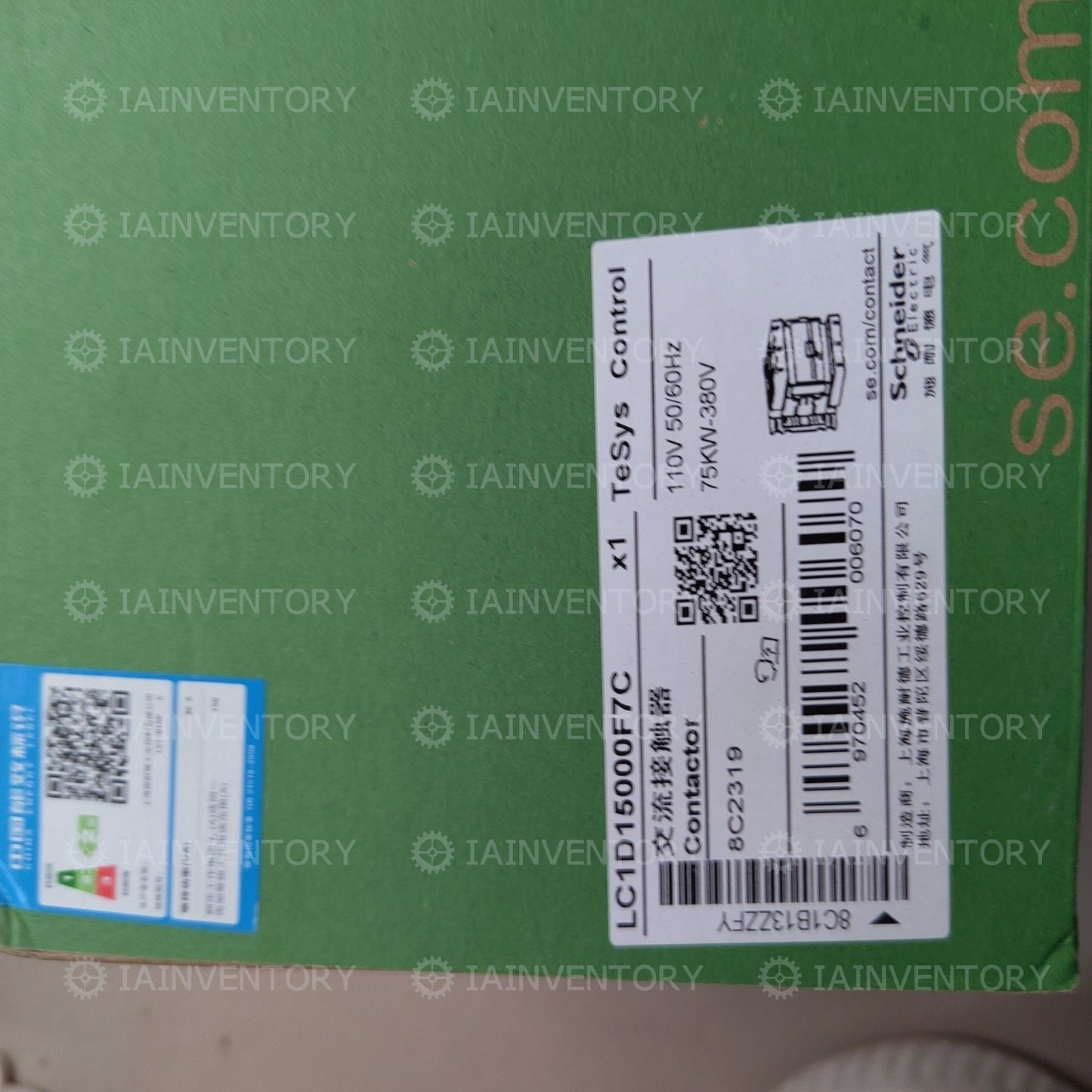 Schneider TeSys D Contactor LC1-D150F7C Coil AC110V