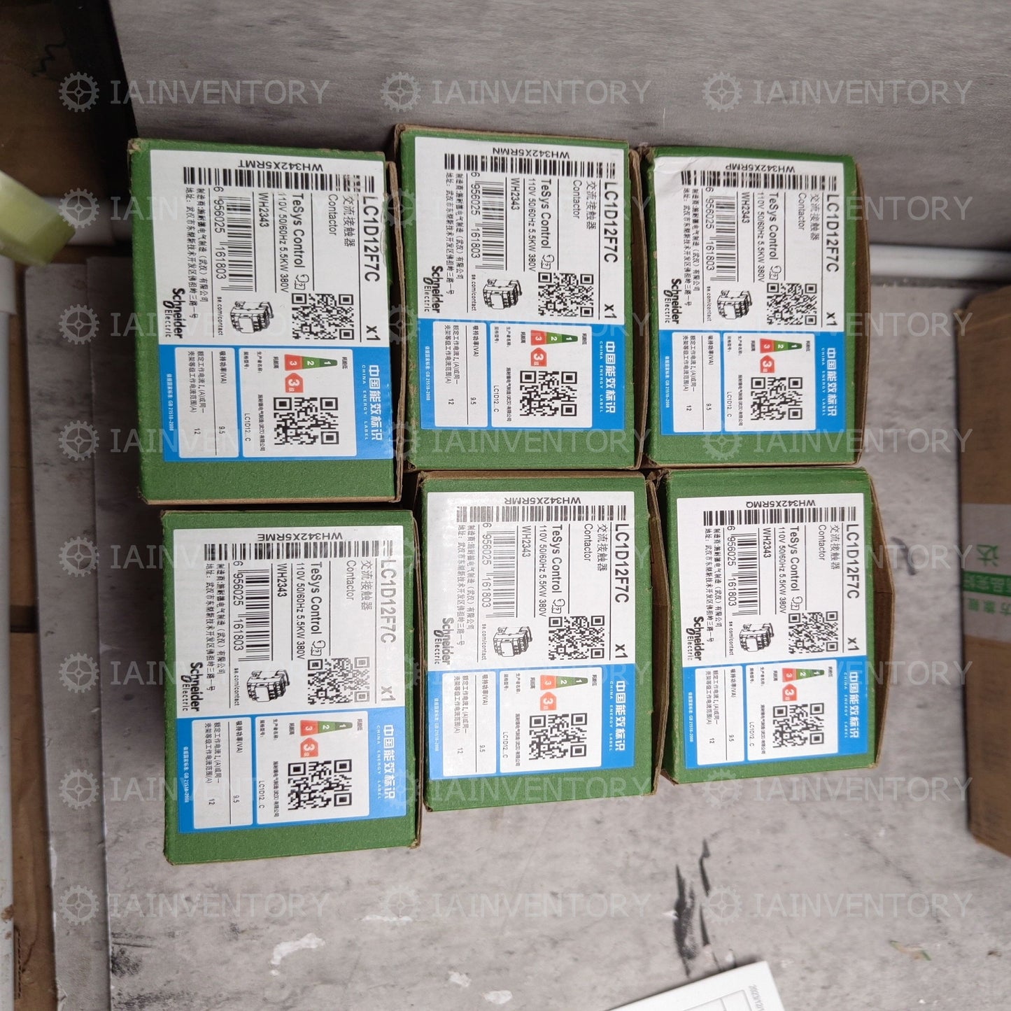 Schneider LC1D12F7C TeSys D Contactor Coil AC110V 12A