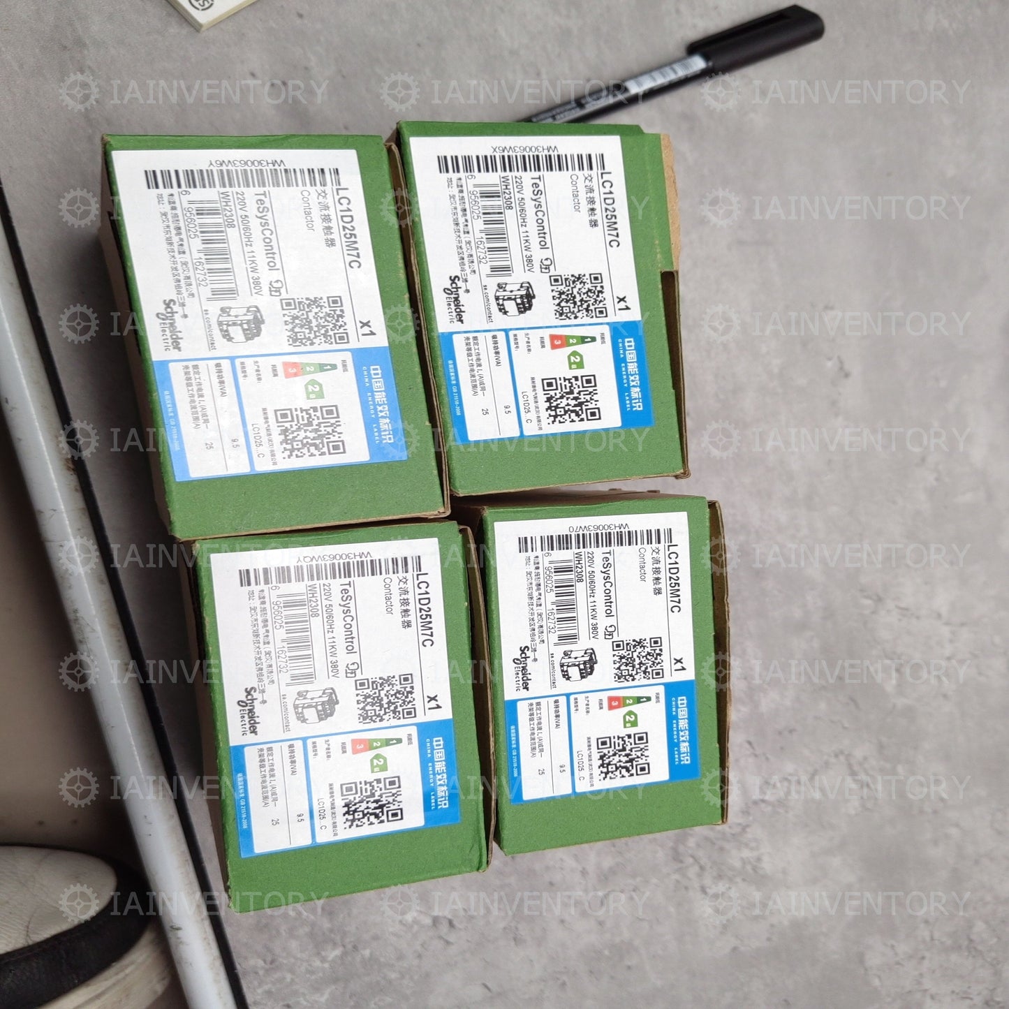 Schneider LC1D25M7C Telemecanique Contactor 220VAC 25A