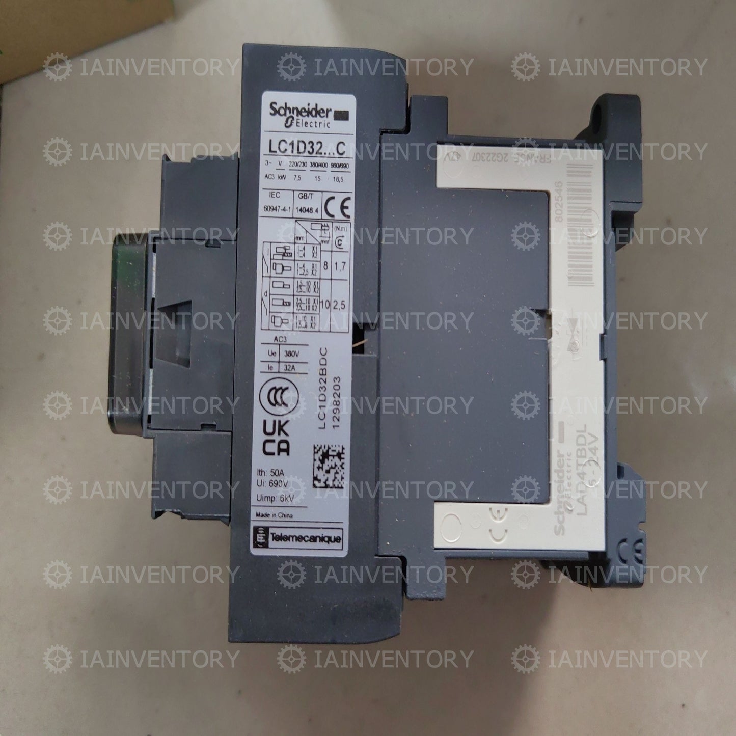 SCHNEIDER TELEMECANIQUE LC1D32BDC LC1D32BD Contactor 24VDC