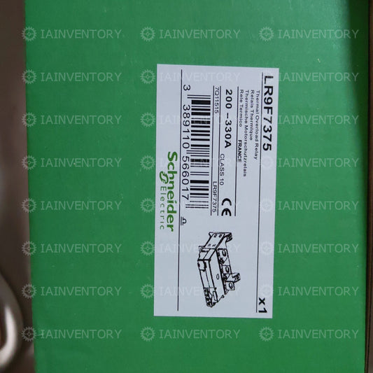 LR9F7375 200-330A Schneider thermal overload relay