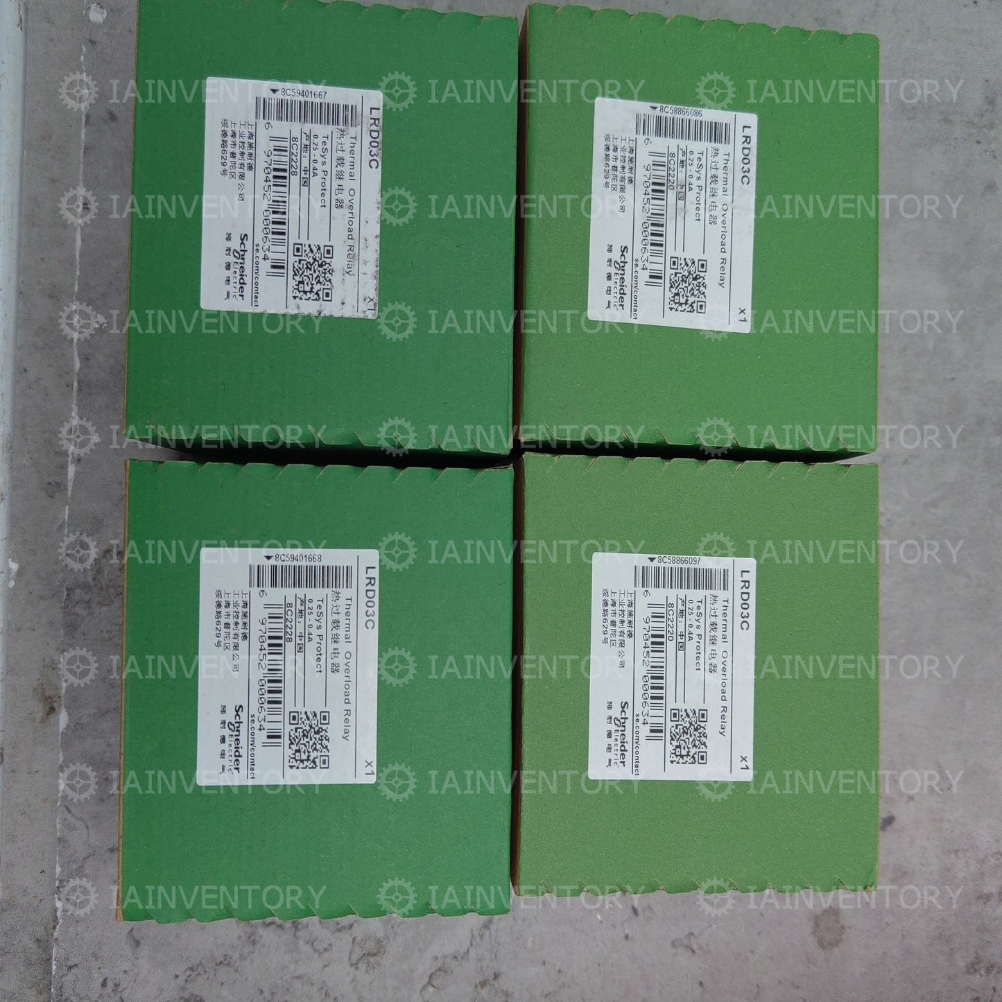 Schneider LRD03C Thermal Overload Relay LRD03C 0.25-0.4A
