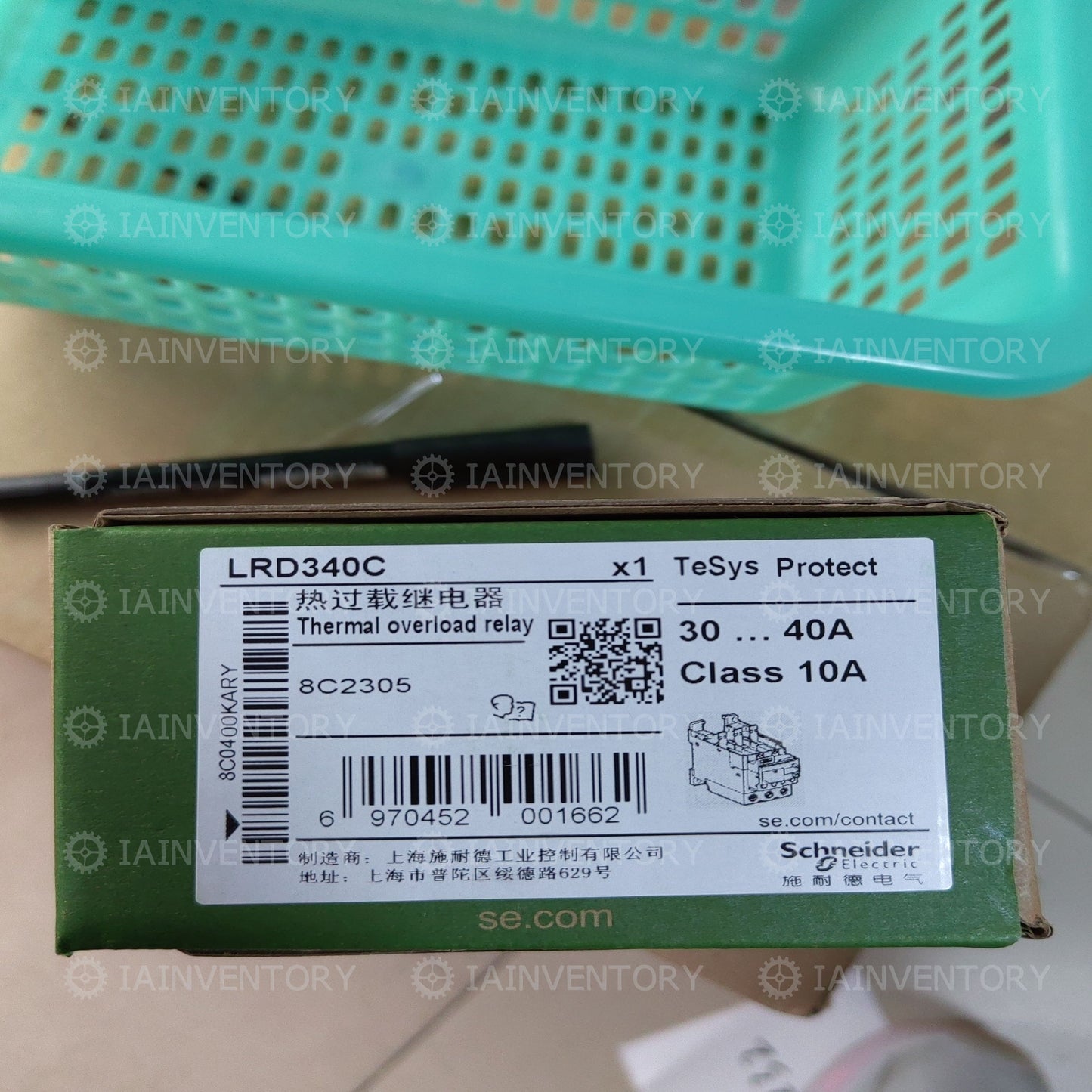 Schneider Thermal Overload Relay LRD340C 30-40A