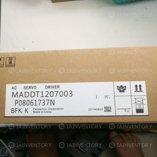 Panasonic AC Servo Driver MADDT1207003