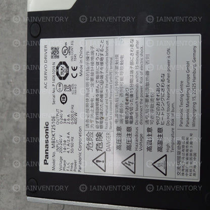 Panasonic AC Servo Driver MBDKT2510E