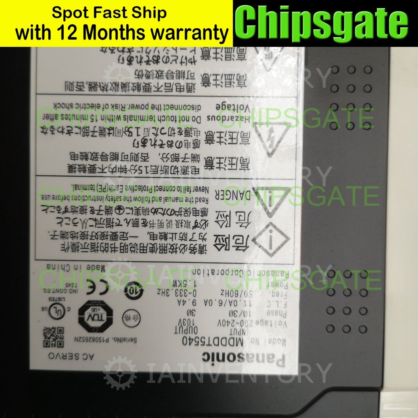 For Panasonic MDDDT5540 AC Servo Motor
