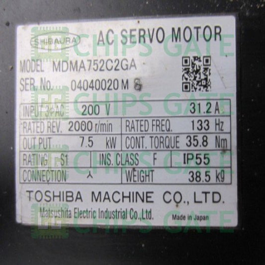 1PCS MDMA752C2GA TOSHIBA SERVO MOTOR