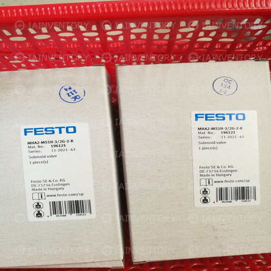 FESTO MHA2-MS1H-3/2G-2-K 196121 Solenoid Valve