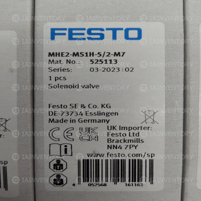 FESTO solenoid valve MHE2-MS1H-5/2-M7