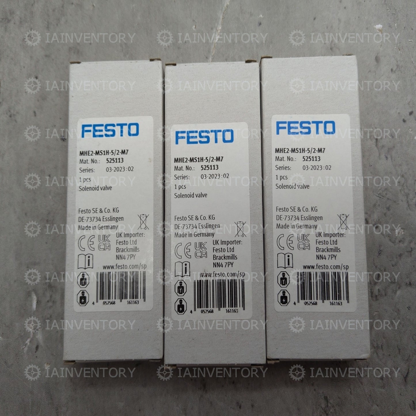 FESTO solenoid valve MHE2-MS1H-5/2-M7