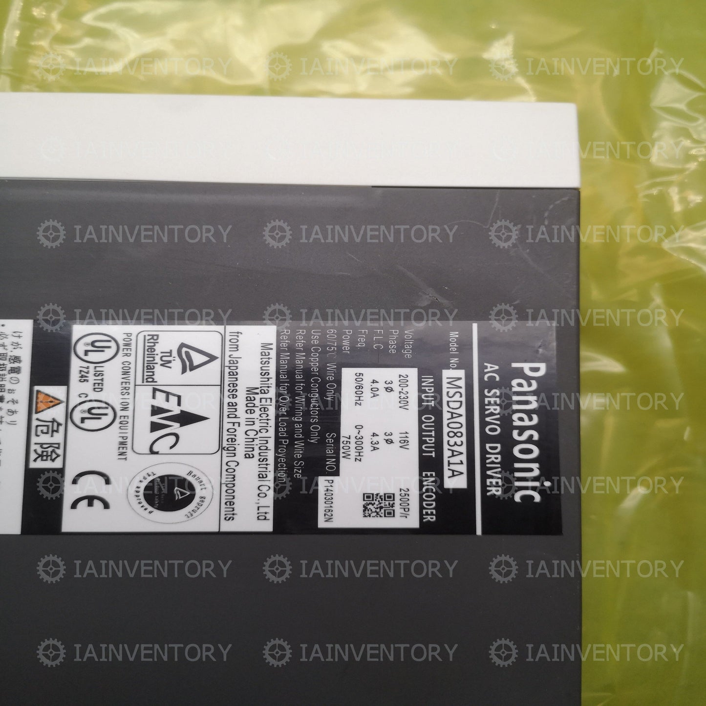 Panasonic Servo Drives MSDA083A1A