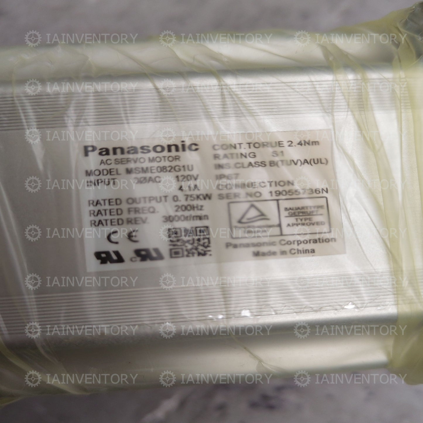 Panasonic servo motor MSME082G1U