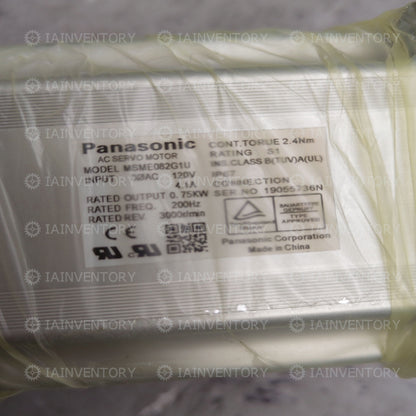 Panasonic servo motor MSME082G1U