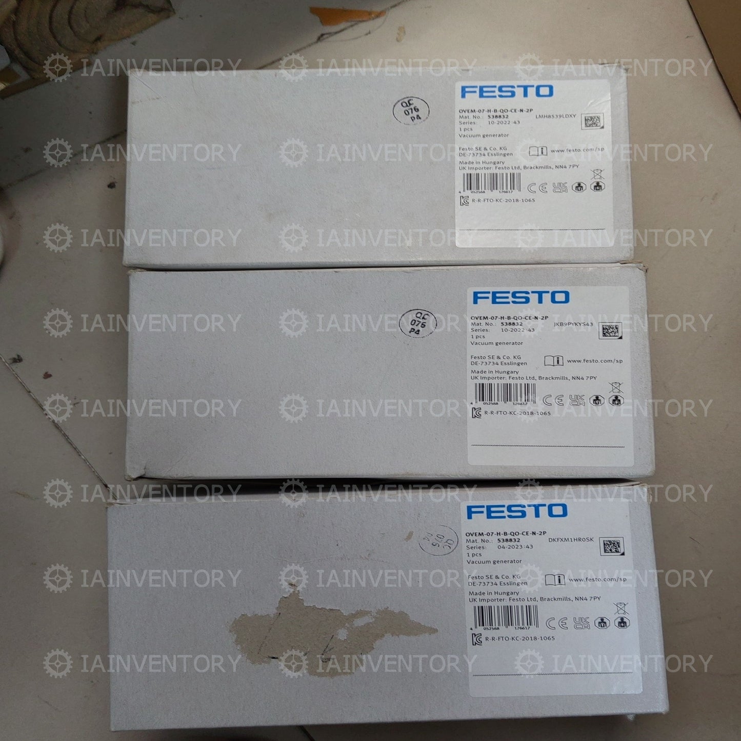 FESTO OVEM-07-H-B-QO-CE-N-2P 538832 Vacuum Generator