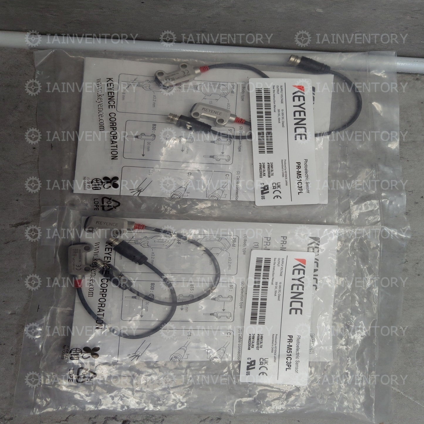 KEYENCE PR-M51C3PL Photoelectric Sensor PRM51C3PL