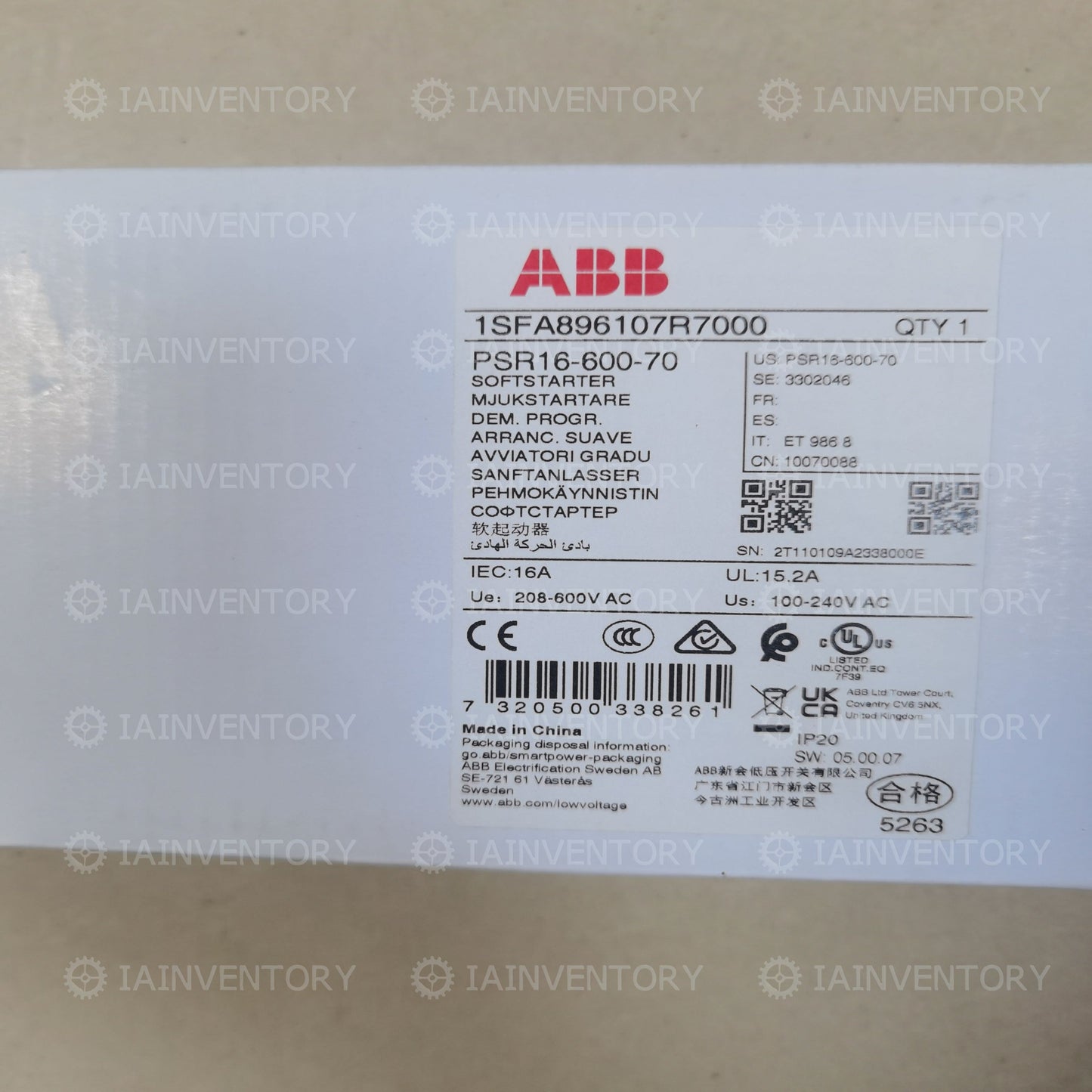 PSR16-600-70 ABB