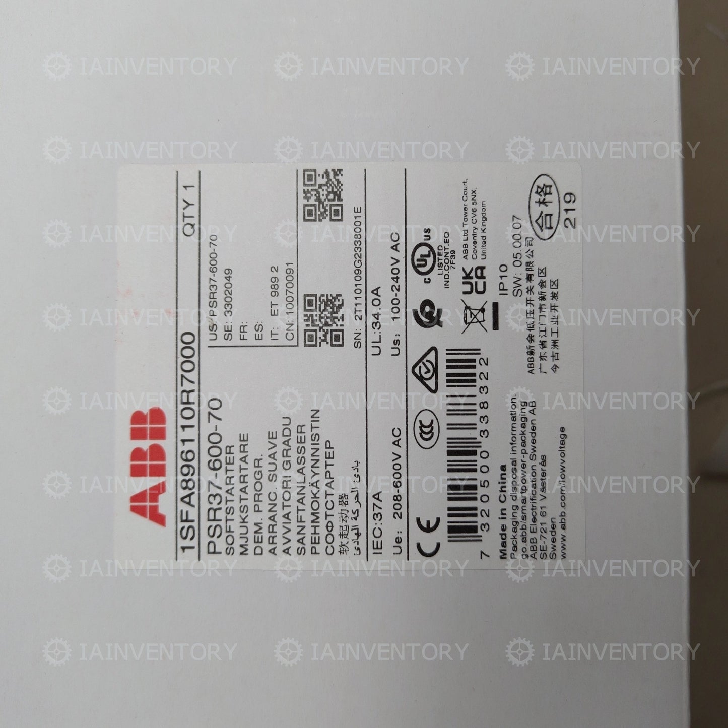 PSR37-600-70 ABB