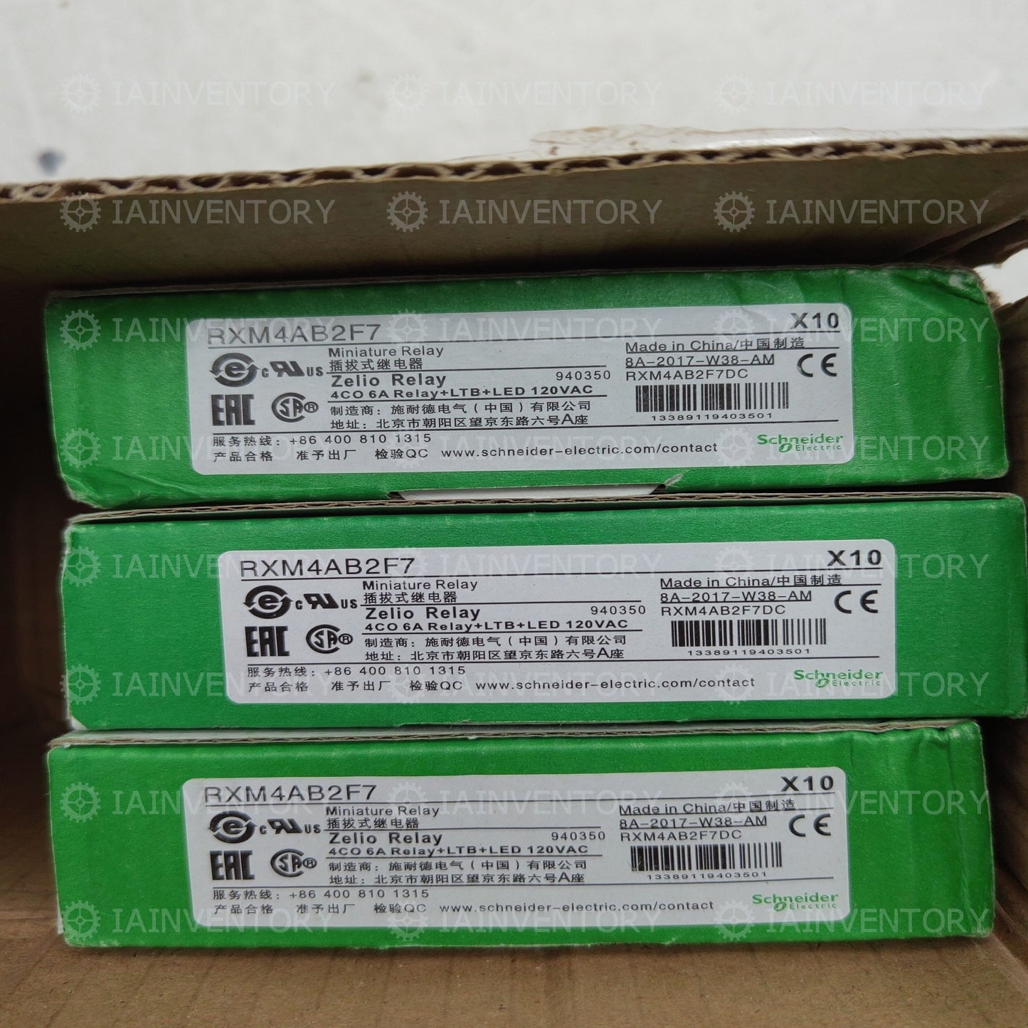 Schneider Electric Relay RXM4AB2F7 AC120V