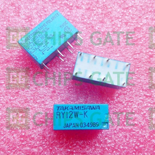 9PCS RELAY TAKAMISAWA/FUJITSU DIP-8 RY12W-K RY12W 12VDC 12V DC12V DC12