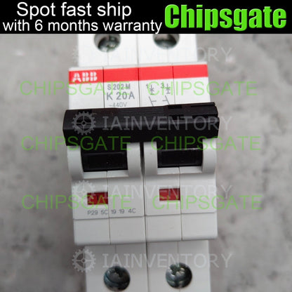 S202M-K20 2CDS272001R0487 ABB Miniature Circuit Breaker S200M 2P K 20A, 4kV
