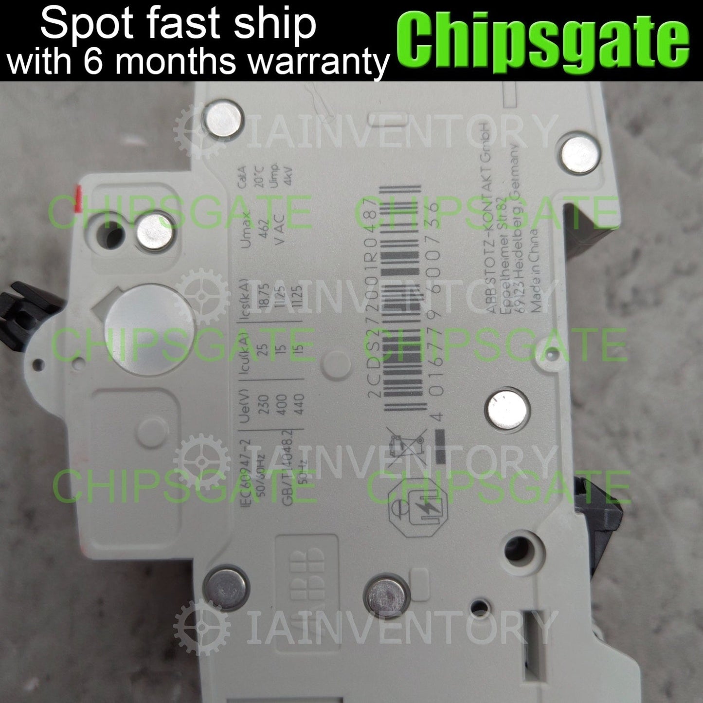 S202M-K20 2CDS272001R0487 ABB Miniature Circuit Breaker S200M 2P K 20A, 4kV