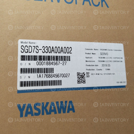 Yaskawa servo driver SGD7S-330A00A002
