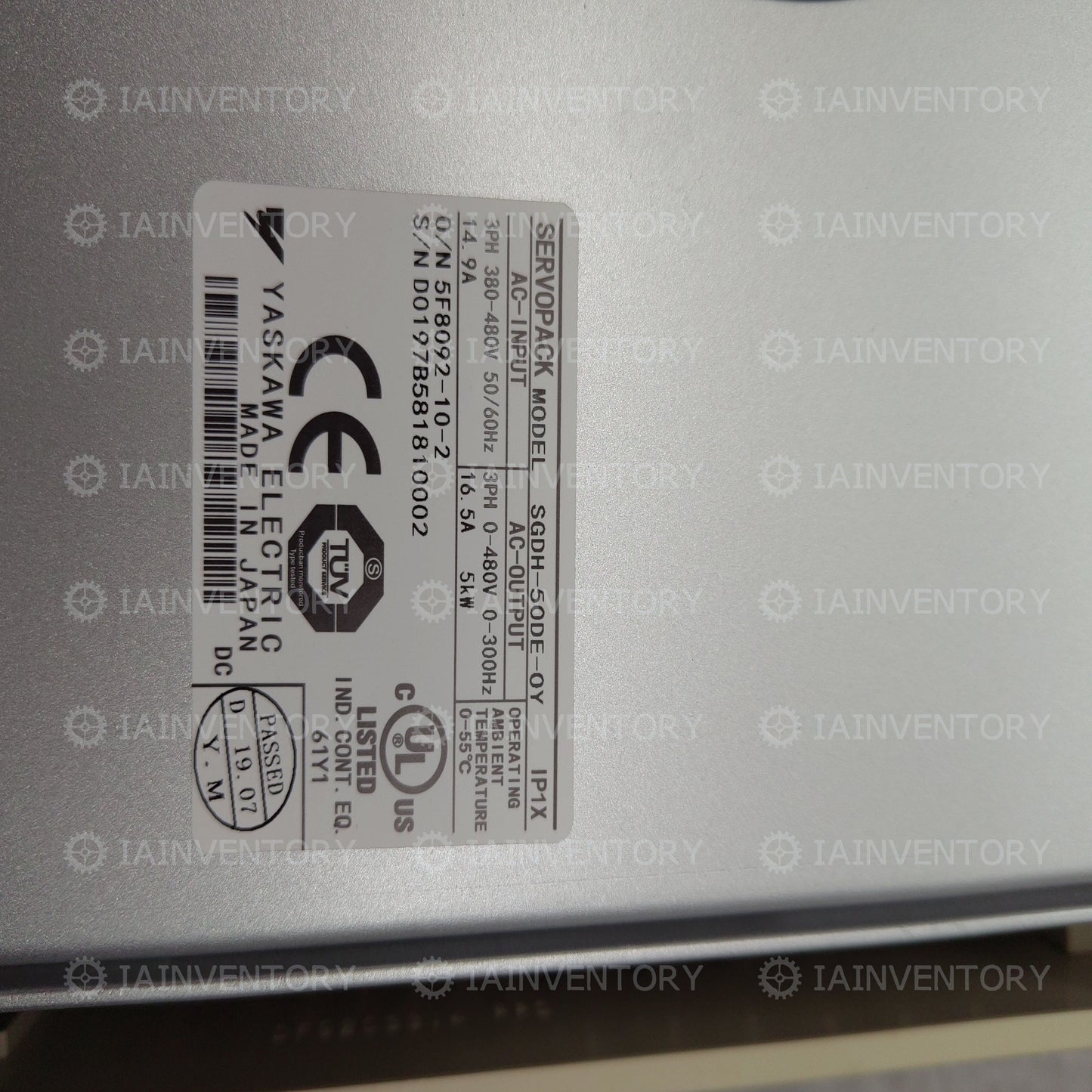 YASKAWA SGDH-50DE-OY Module SGDH50DEOY