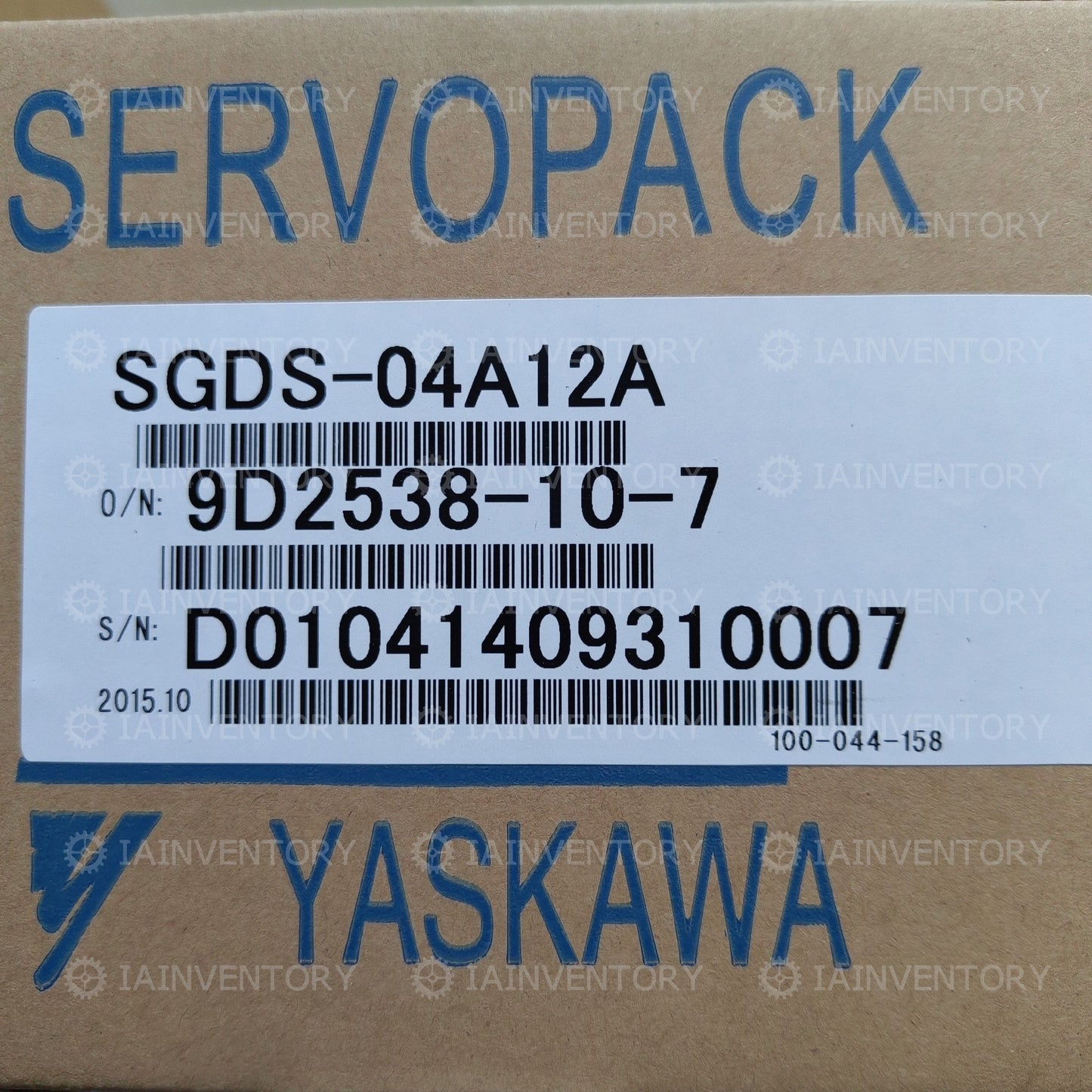 Yaskawa servo driver SGDS-04A12A