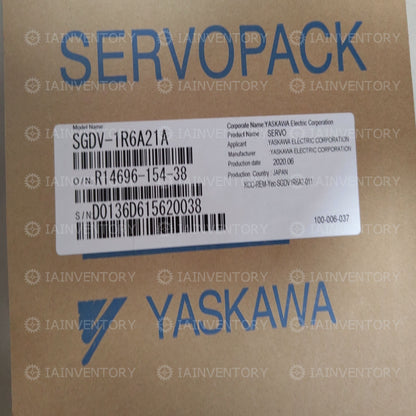 Yaskawa Drive SGDV-1R6A21A