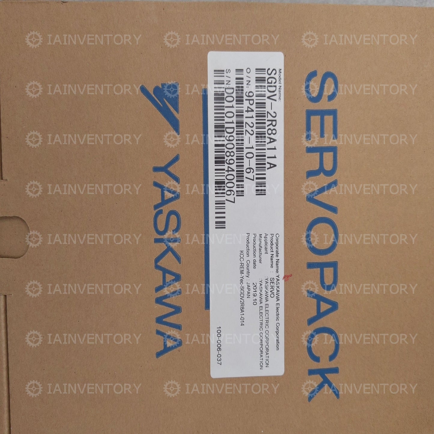 Yaskawa servo driver SGDV-2R8A11A