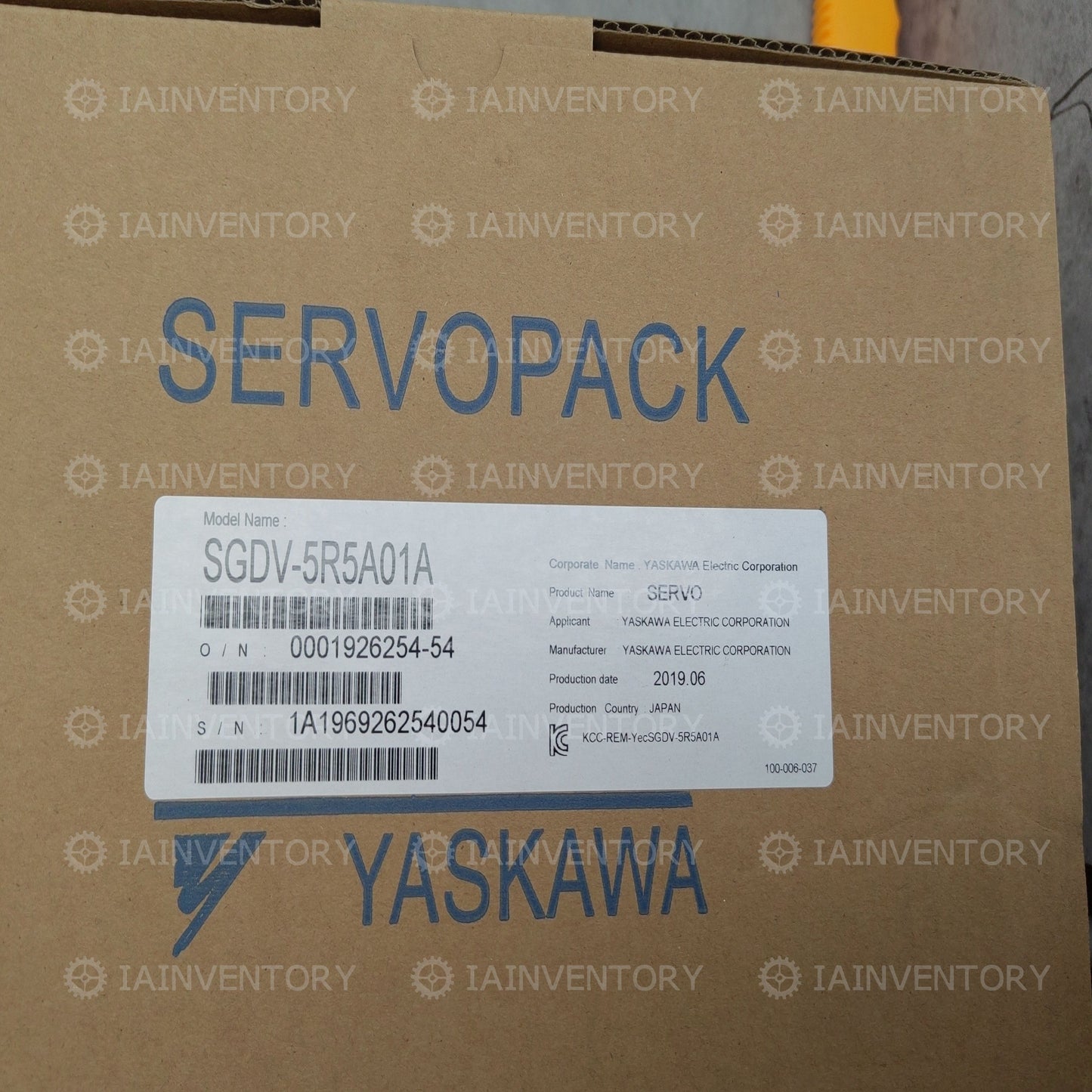 Yaskawa SGDV-5R5A01A Servo Drives