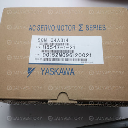 Yaskawa servo motor SGM-04A314