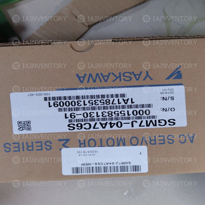 Yaskawa servo Motor SGM7J-04A7C6S