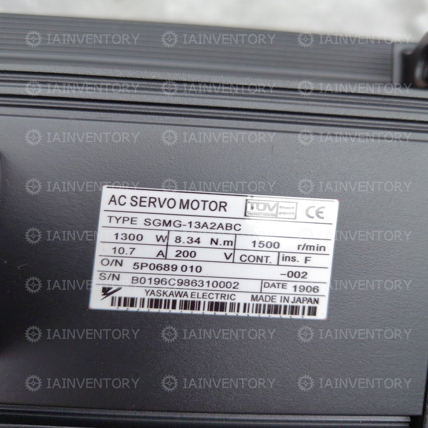 1PCS SGMG-13A2ABC YASKAWA SERVO MOTOR