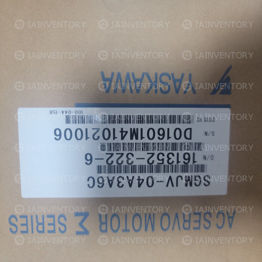 Yaskawa servo motor SGMJV-04A3A6C