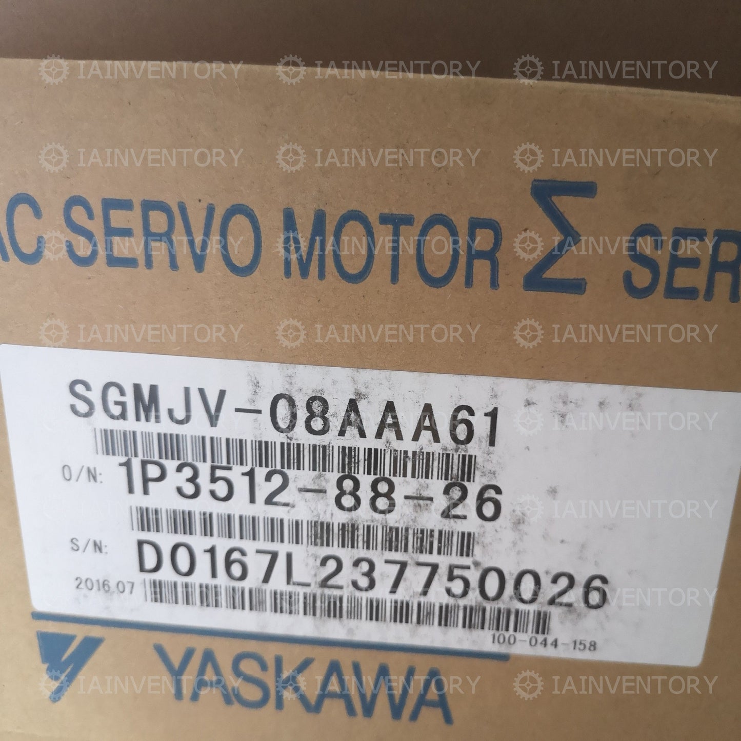 YASKAWA SGMJV-08AAA61 SGMJV08AAA61 SERVO MOTOR